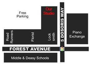 Peter M. Budraitis Photography - Portraits with a purpose - Studio Map